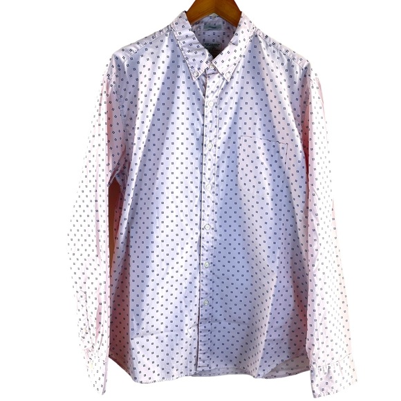 J. Crew "Secret Wash Shirting" Classic Fit Button Down Long Sleeve Pink Shirt XL - Picture 2 of 12
